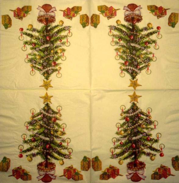 195 Christmas Flowers - 3-ply (red) - Ihr